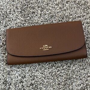 Coach Tan Leather Wallet